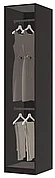 Гардероб ПАКС  черно-коричневый 50x58x236 см ИКЕА, IKEA