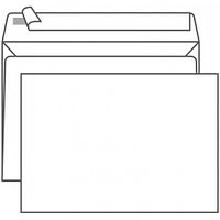 Конверт С4 Ряжск баспа фабрикасы (229х324 мм) ақ түсті, алынбалы таспа.