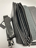 Мужская деловая сумка-клатч "Cantlor". Высота 13 см, ширина 21 см, глубина 4 см., фото 6