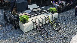 Велопарковка из композитного мрамора Bike