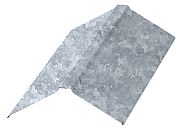 Планка конька плоского 190х190х2000 (ОЦ-01-БЦ-0.45)