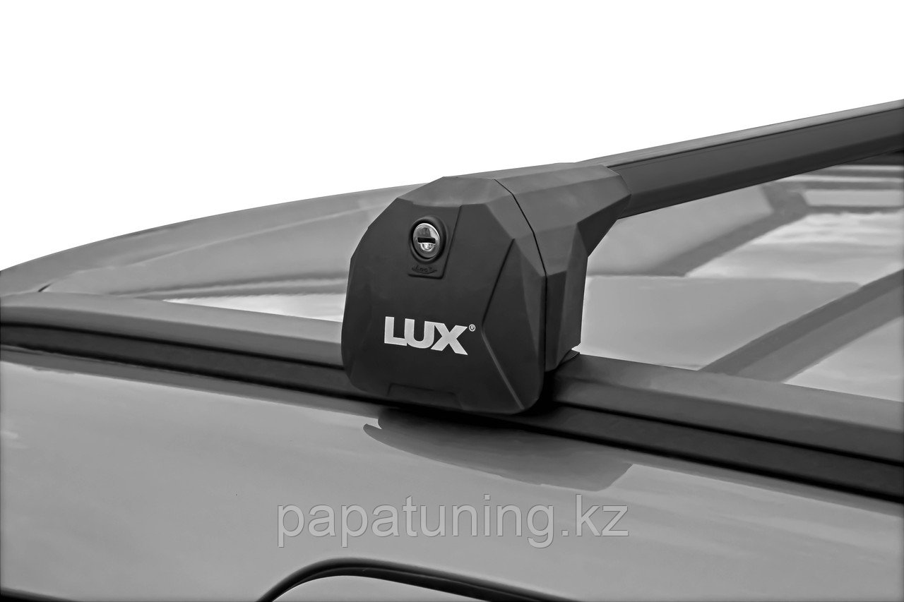 Багажная система БС6 LUX SCOUT черная на интегрированные рейлинги для Ford Focus III 2011-2019 - фото 4 - id-p107323882