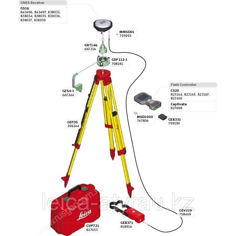 Комплект GNSS-приемника Leica GS16 GSM+Radio, Base (id 107324244) купить в  Казахстане, цена на Satu.kz