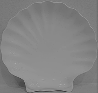 Салатник Ракушка 20 см из фарфора