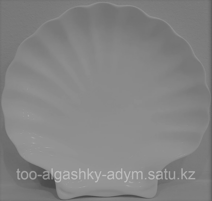 Салатник Ракушка 20 см из фарфора - фото 1 - id-p107326792