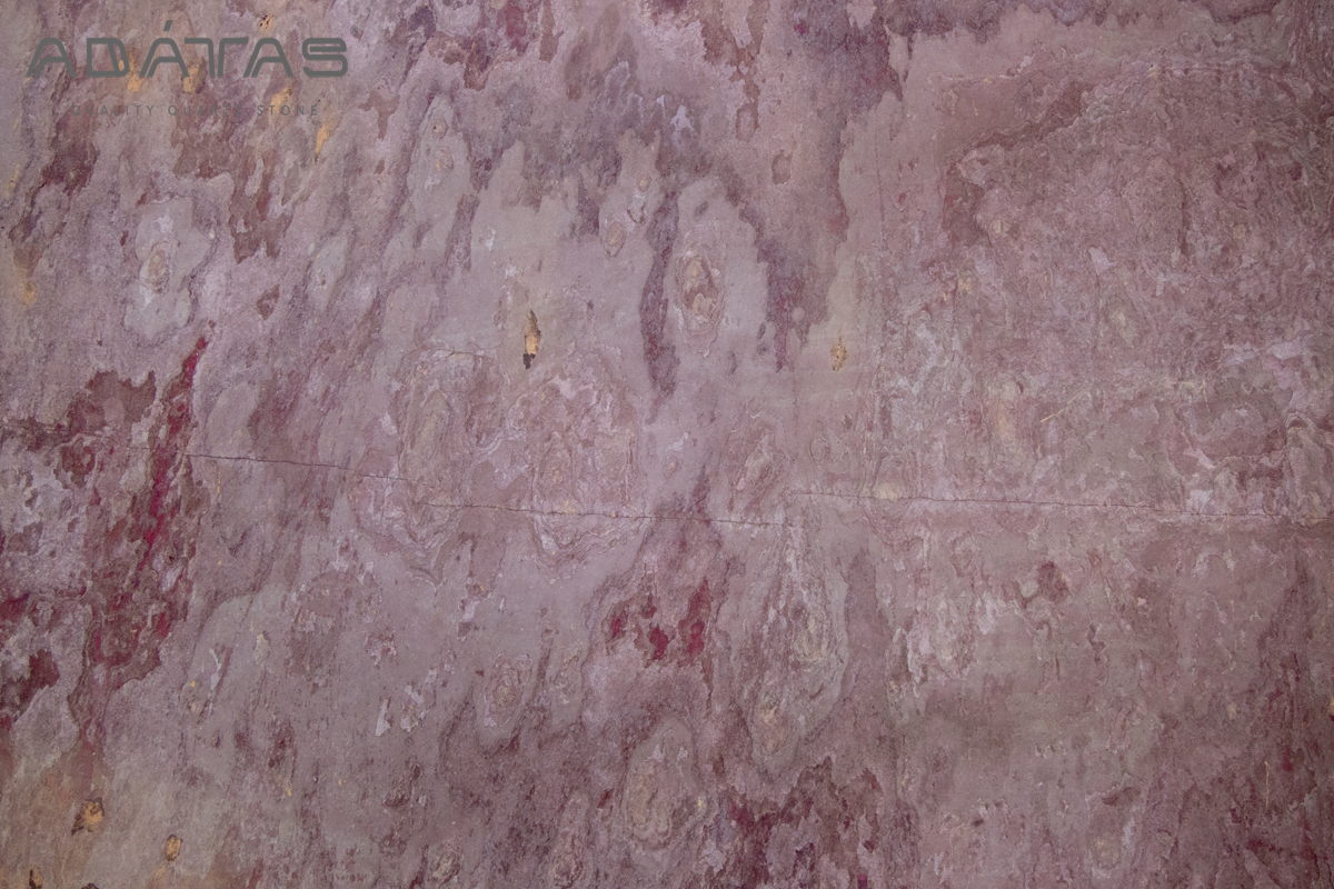 Гибкий камень Terra Red мраморный шпон 61 x 122 см