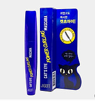 Корейская тушь для ресниц Jigott Cat's Eye Super Lash Mascara Тушь  Подкручивающая ( Power Gurling )
