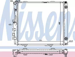 Радиатор W124(M103,104)(124 500 27 03)(BURGE  62684 A)(АКЦИЯ)