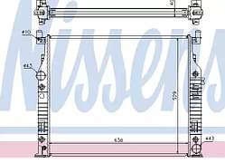 Радиатор W164(251 500 07 03)(PATRON PRS3972)
