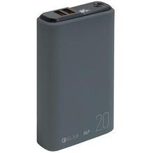 Olmio QS-20 Зарядное устройство POWERBANK 20000mAh, серый