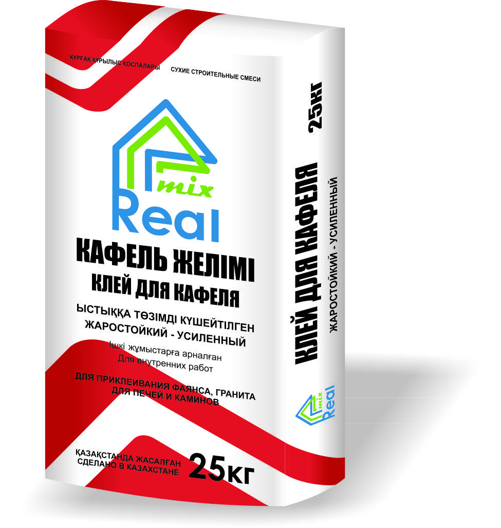 Усиленный жаростойкий клей для кафеля, морозостойкий, влагостойкий