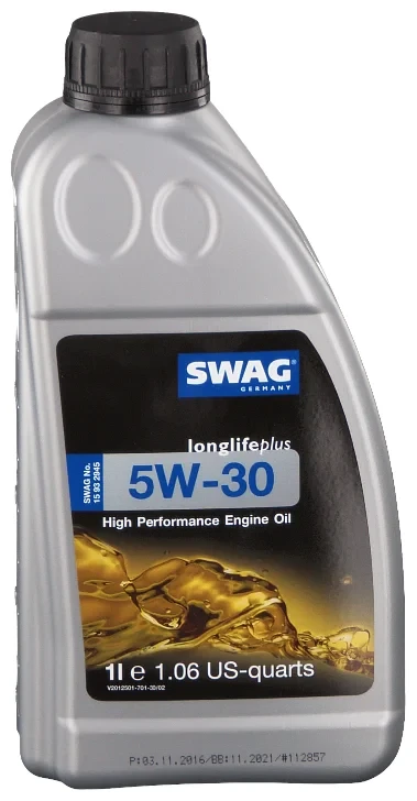 Моторное масло  SWAG Engine Oil SAE 5W-30 longlife plus  1л