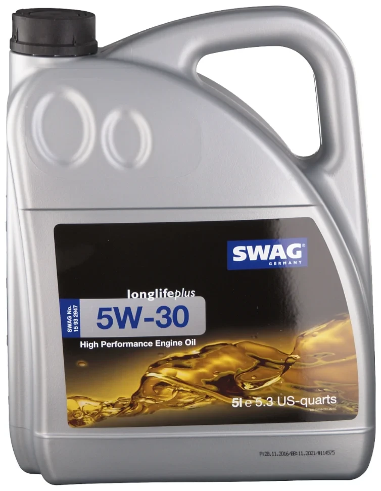 Моторное масло SWAG Engine Oil SAE 5W-30 longlife plus 5л - фото 1 - id-p107331542