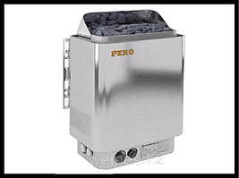 Электрическая печь для сауны Peko EGH-80 Chrome со встроенным пультом (мощность=8,0 кВт)