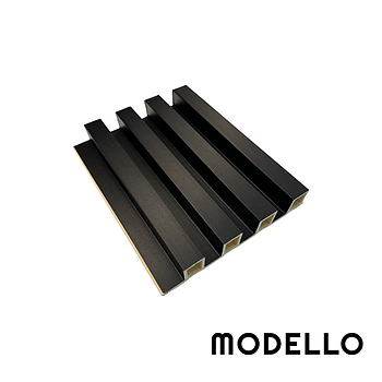 Декоративные рейки "Modello"  3000 x150 мм. (цвет: Черный)