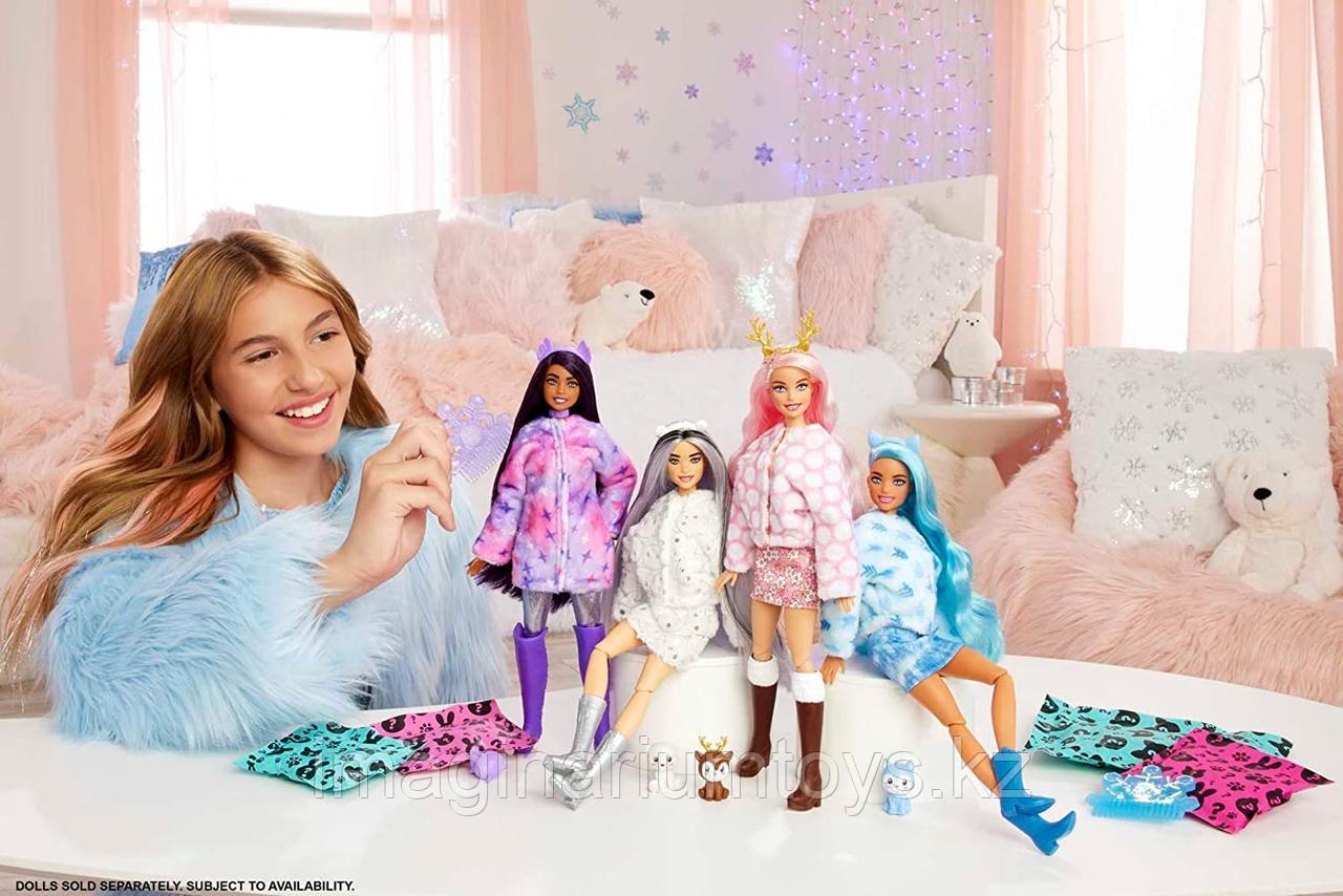 Кукла Barbie Cutie Reveal Хаски с водными сюрпризами в тубе - фото 5 - id-p107332656