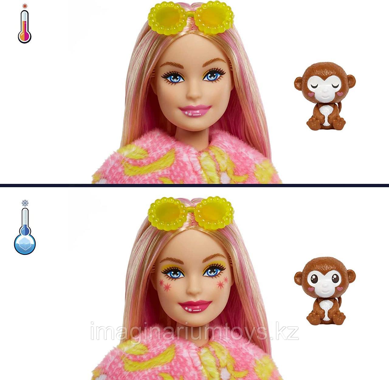 Кукла Barbie Cutie Reveal Обезьянка с аксессуарами и водными сюрпризами в тубе - фото 7 - id-p107334455