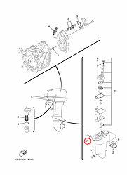 Колечки cливные лодочного мотора Yamaha PARAGON Y 9043008003