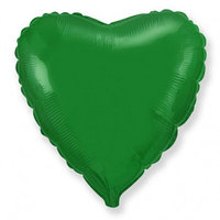 Шар FM 18" сердце зеленый
