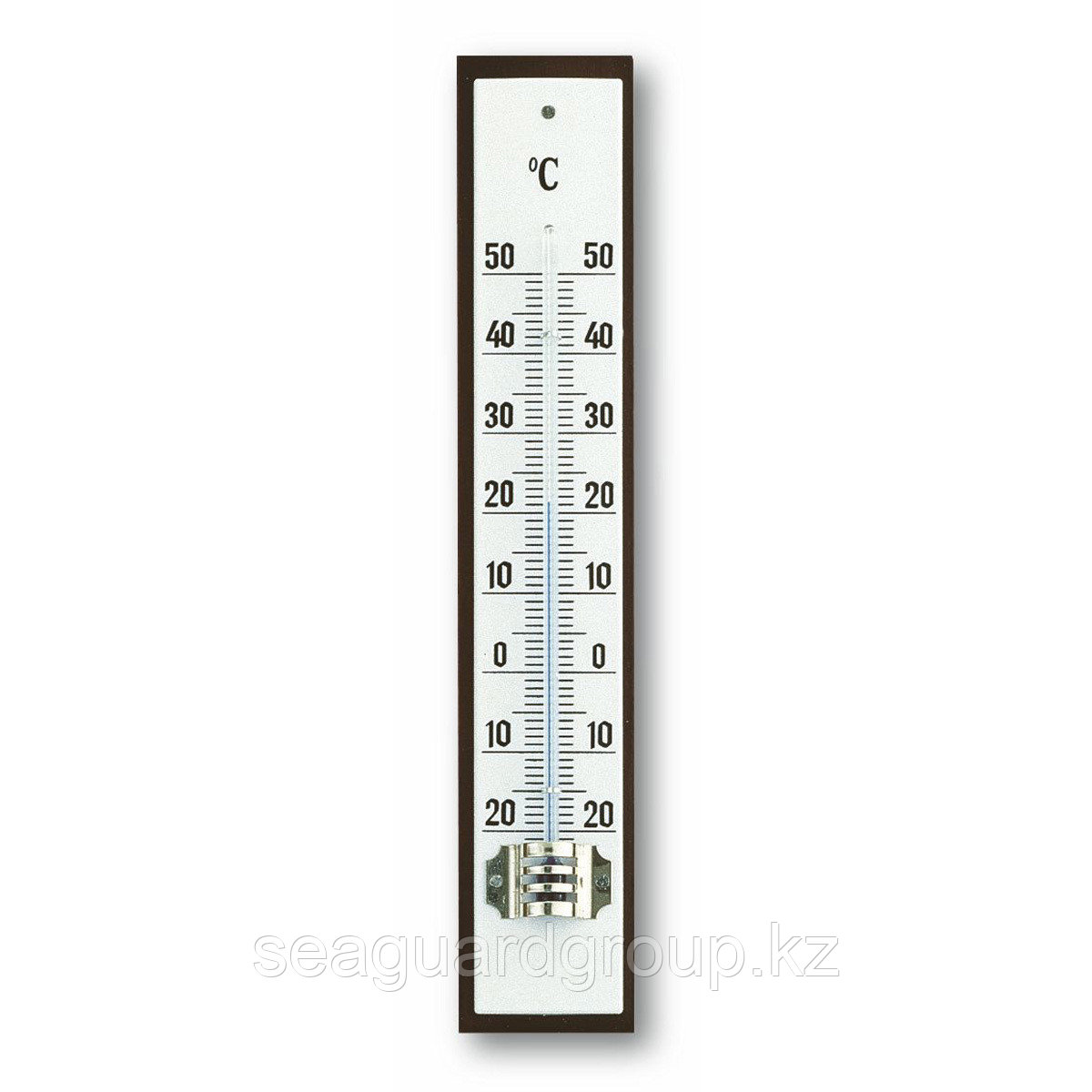 Термометр аналоговый из красного дерева