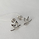 Серьги из серебра Diamant 94-122-01224-1 серебро с родием, фото 5