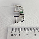 Серебряные серьги  Фианит  Наноизумруд Aquamarine 49462АГ.5  коллекц. Клеопатра, фото 3