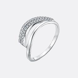 Кольцо из серебра дорожка  фианит Вознесенский 10-0950 покрыто  родием