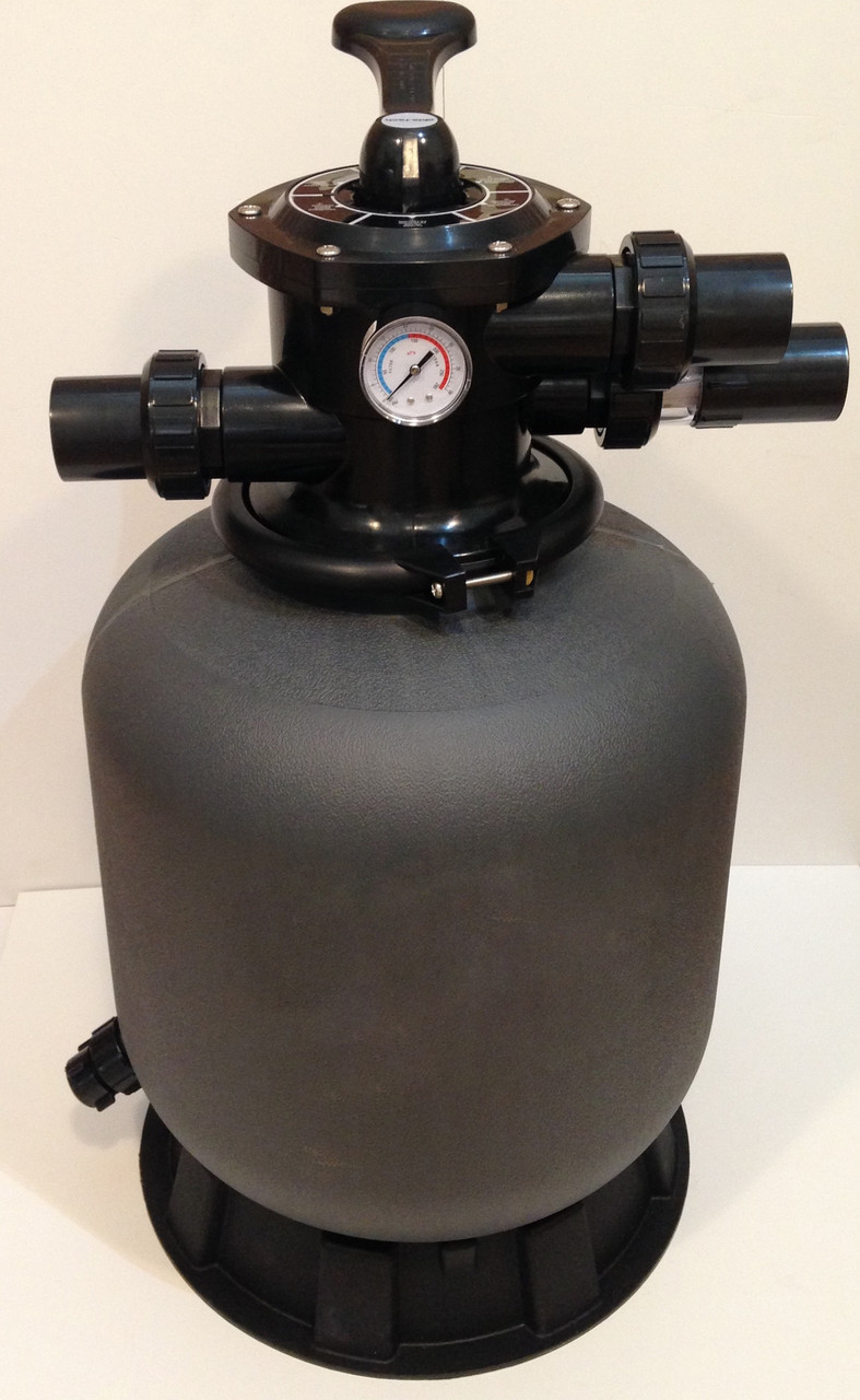 Песочный фильтр для бассейна Able-tech P500 (производительность = 10,8 м3/ч, полипропиленовый, верхний клапан) - фото 3 - id-p107340316