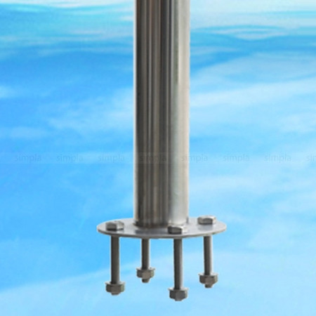 Лестница набортная для бассейнов с солевым хлоринатором Emaux NMU-415 (нержавеющая сталь ALSI 316, 4 ступени) - фото 6 - id-p107340384