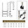 Лестница набортная Emaux NMU-515 для бассейнов (нержавеющая сталь ALSI 304, 5 ступени), фото 10