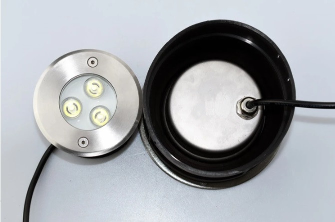 Светодиодный встраиваемый прожектор-спот LED300 CW для бассейна (мощность=3W, IP68, CW) - фото 6 - id-p107340639