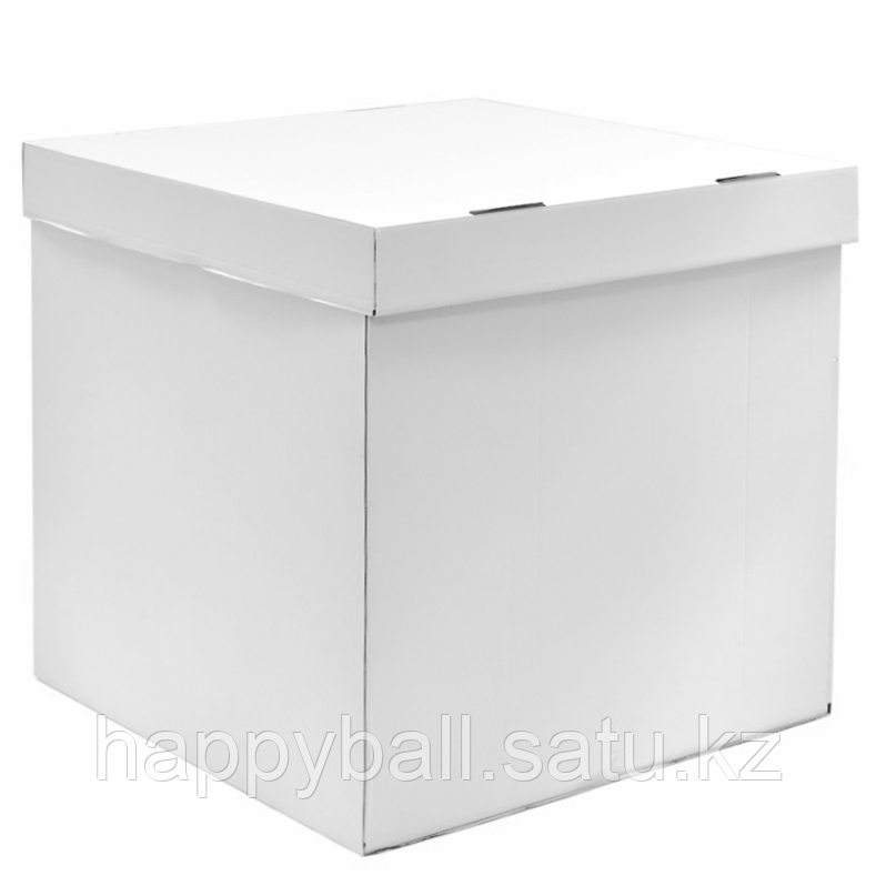 Коробка белая 70*70*70 см для воздушных шаров - фото 1 - id-p107341305