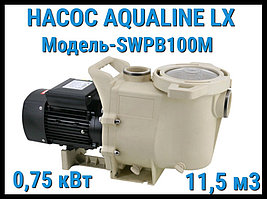 Насос Aqualine LX SWPB100M c префильтром для бассейна (11,5 м3/ч, 220 Вольт)