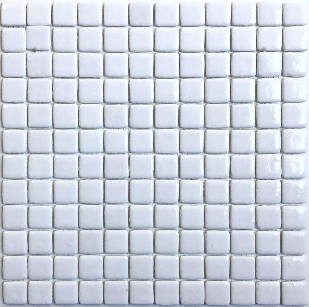 Стеклянная мозайка для бассейна Antarra Mono ST046 (коллекция Mono, цвет - белая) - фото 2 - id-p107341049