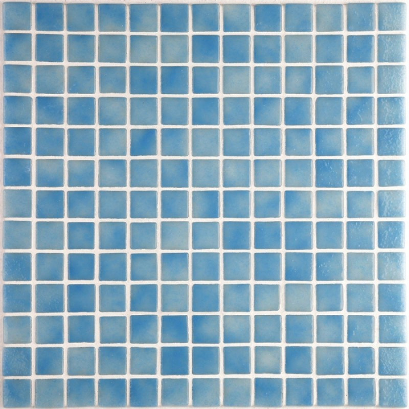 Мозайка стеклянная для бассейна Ezarri Niebla 2508-А (коллекция Niebla, Sky blue, голубая) - фото 2 - id-p107341054