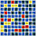 Мозайка стеклянная для бассейна Ezarri Mix 25015-D (коллекция Mix, Mix Multi Colour, синяя-жёлтая-красная), фото 2