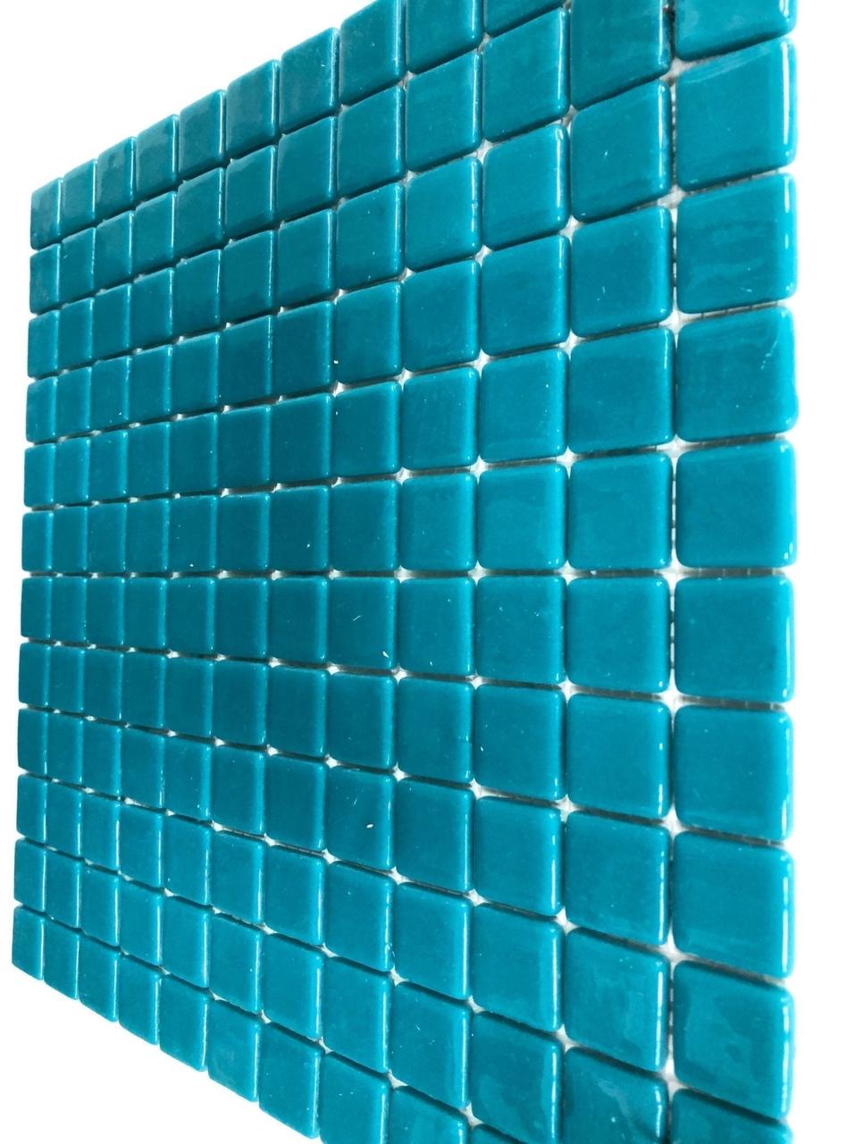 Стеклянная мозайка для бассейна Antarra Mono ST001 (коллекция Mono, цвет - бирюзовая) - фото 4 - id-p107341085