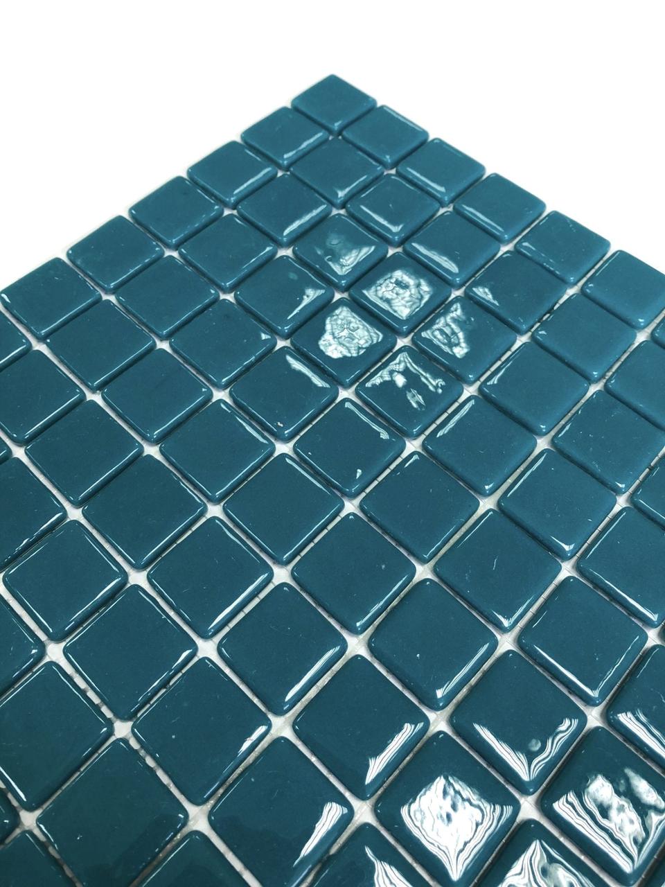 Стеклянная мозайка для бассейна Antarra Mono ST001 (коллекция Mono, цвет - бирюзовая) - фото 6 - id-p107341085