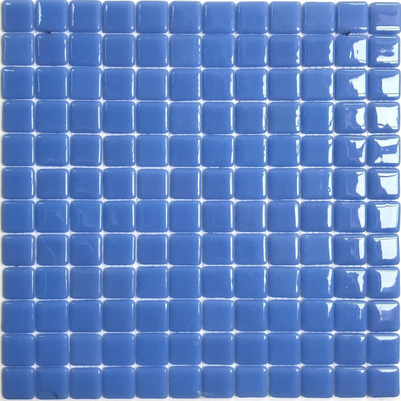 Стеклянная мозайка для бассейна Antarra Mono ST051 (коллекция Mono, цвет - небесно-синяя) - фото 2 - id-p107341088