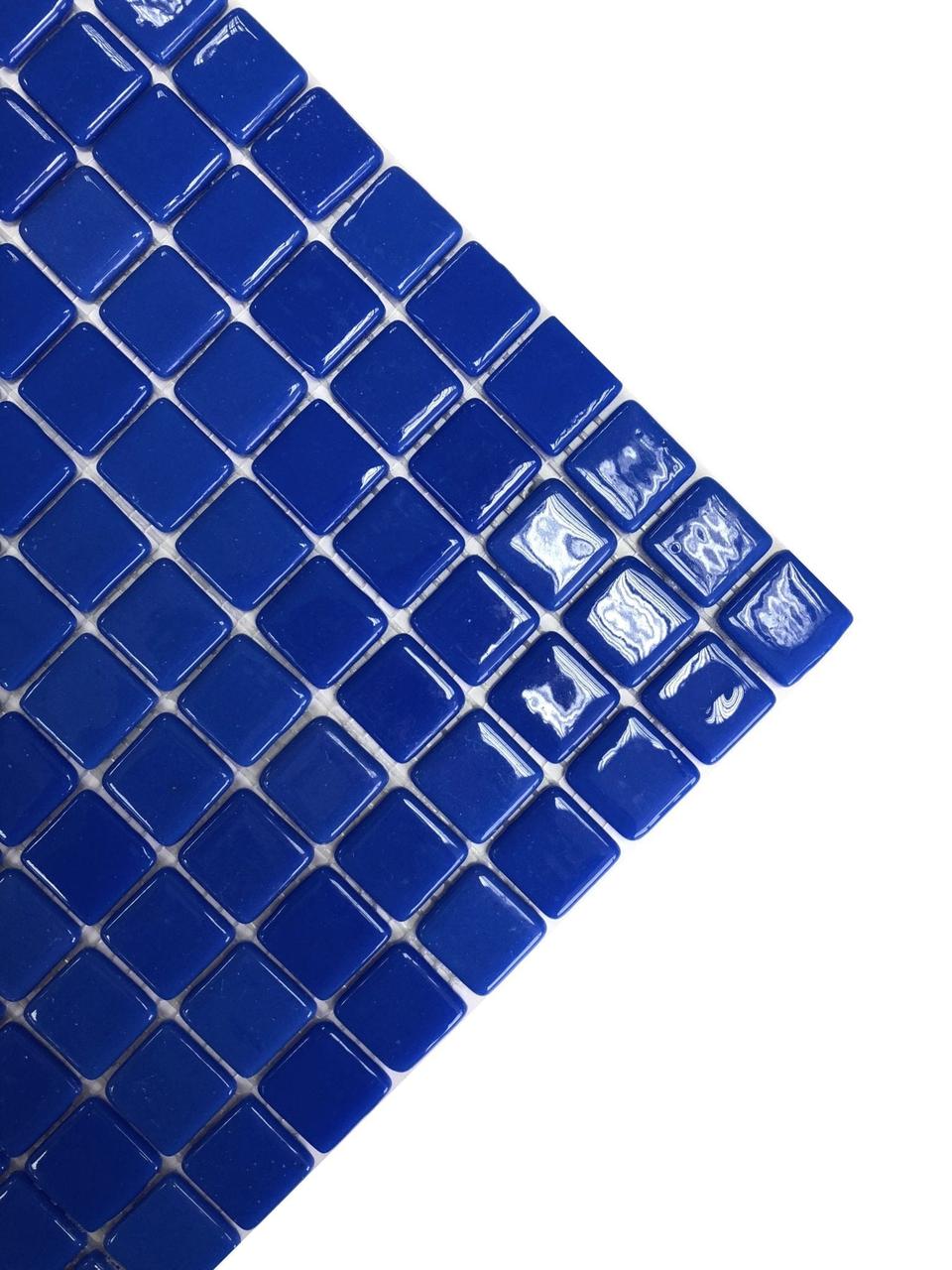 Стеклянная мозайка для бассейна Antarra Mono ST041 (коллекция Mono, цвет - синяя) - фото 4 - id-p107341091