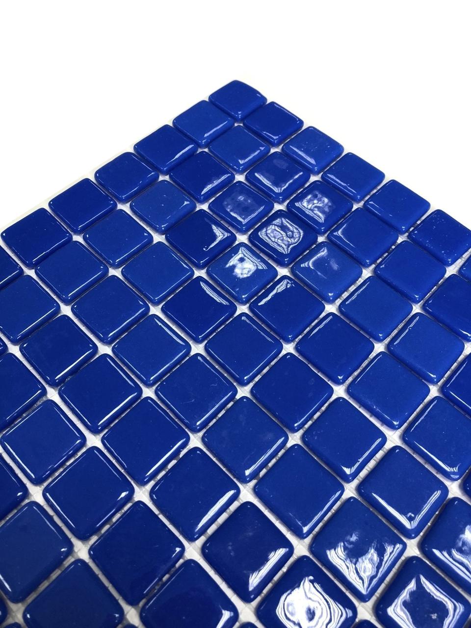 Стеклянная мозайка для бассейна Antarra Mono ST041 (коллекция Mono, цвет - синяя) - фото 5 - id-p107341091