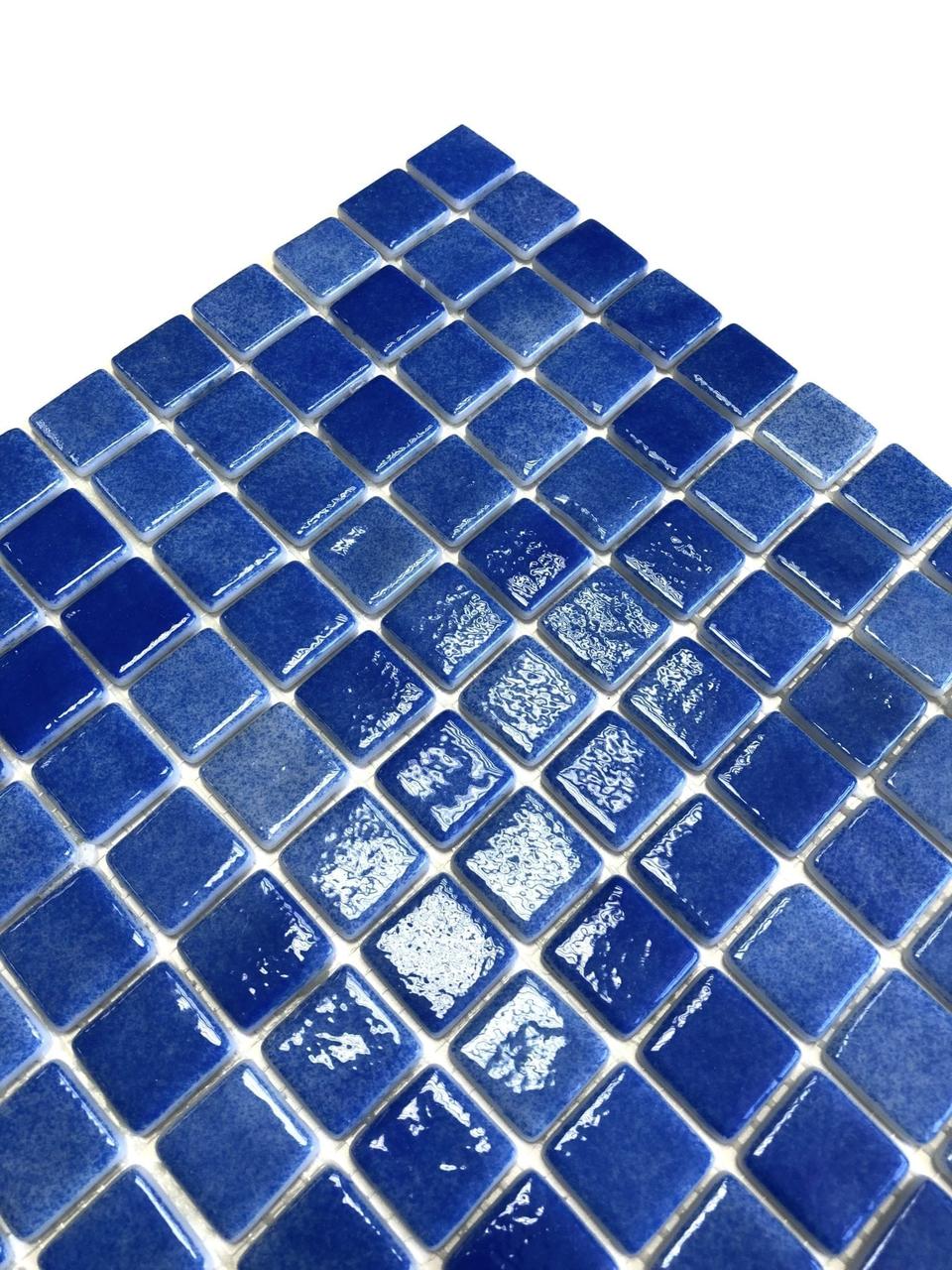 Стеклянная мозайка для бассейна Antarra Cloudy PGA4641 Antislip (Коллекция Cloudy, противоскользящая, синяя) - фото 4 - id-p107341108