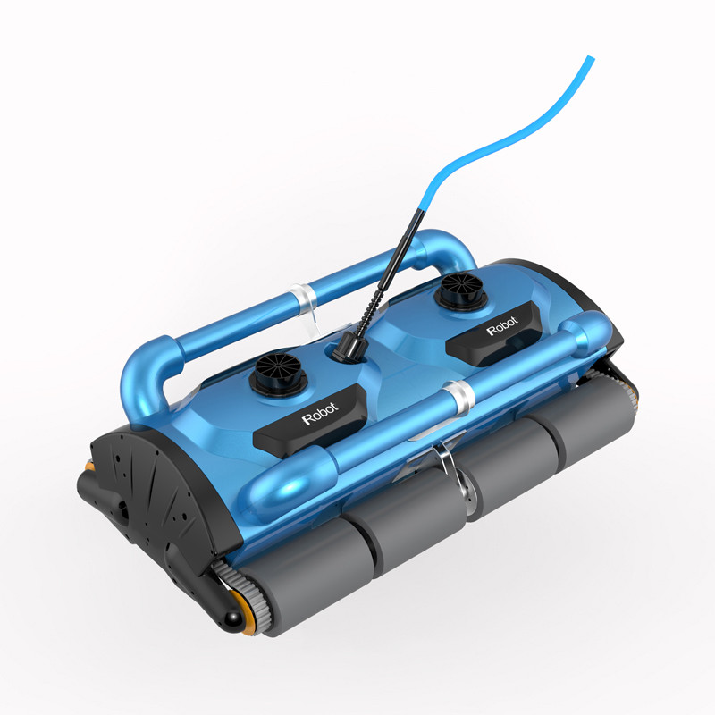 Автоматический робот-пылесос для чистки дна и стен бассейна IRobotec Light Blue iCleaner 200D (кабель = 40 м) - фото 2 - id-p107341188