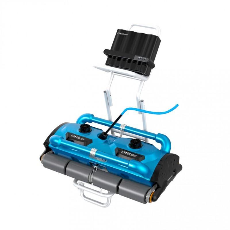 Автоматический робот-пылесос для чистки дна и стен бассейна IRobotec Light Blue iCleaner 200D (кабель = 40 м) - фото 4 - id-p107341188