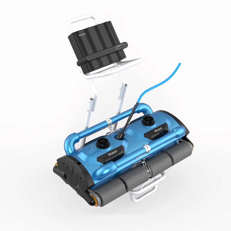 Автоматический робот-пылесос для чистки дна и стен бассейна IRobotec Light Blue iCleaner 200D (кабель = 40 м) - фото 5 - id-p107341188