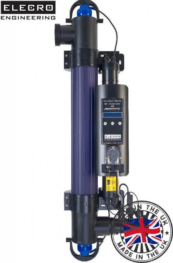 Ультрафиолетовая установка для бассейнов Elecro Spectrum Hybrid SH-50-UK (мощность = 55 Вт, титановая камера) - фото 2 - id-p107341191