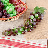 Муляж "Виноград матовый" 85 ягод 28 см, микс, фото 5