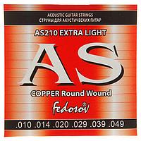 Струны COPPER Round Wound Extra Light ( .010-.049, 6-стр., медная навивка на граненом керне)