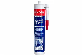 Герметик Penosil Sanitary 280мл, санитарный, силиконовый, белый