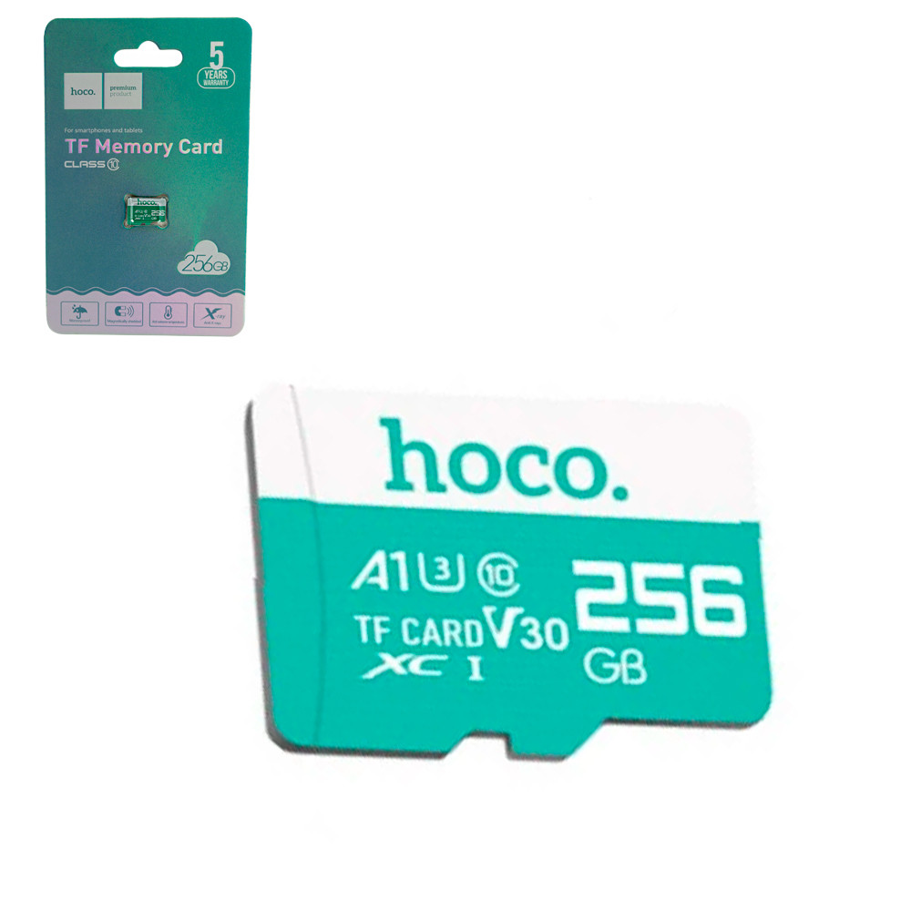 Карта памяти Hoco Micro SD 256Gb, XC1, class 10 - фото 1 - id-p103046556